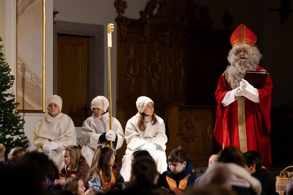 Nicht nur Petrus hatte ein Herz für den Schmerkner Samichlaus…