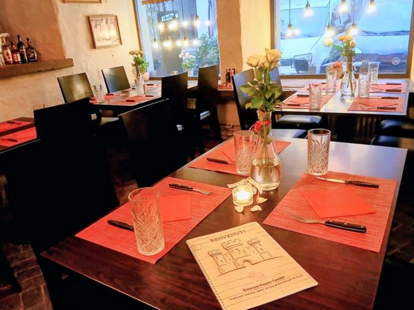 Aktualisierte Menükarte im Castello