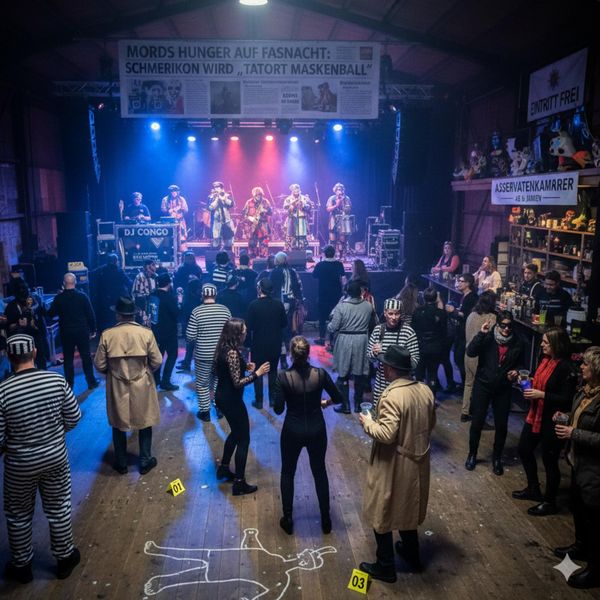 Mordshunger auf Fasnacht: Schmerikon wird zum «Tatort Maskenball»