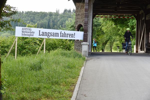 Aufbau für St. Galler Kantonalschwingfest gestartet