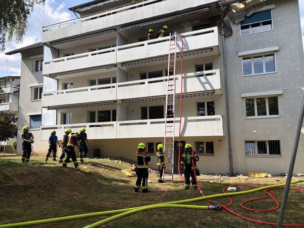 Brand auf Balkon in Schmerikon