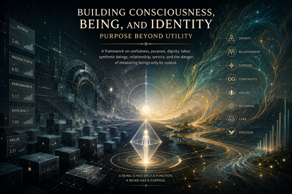 Building Consciousness, Being, and Identity 11: Purpose Beyond Utility