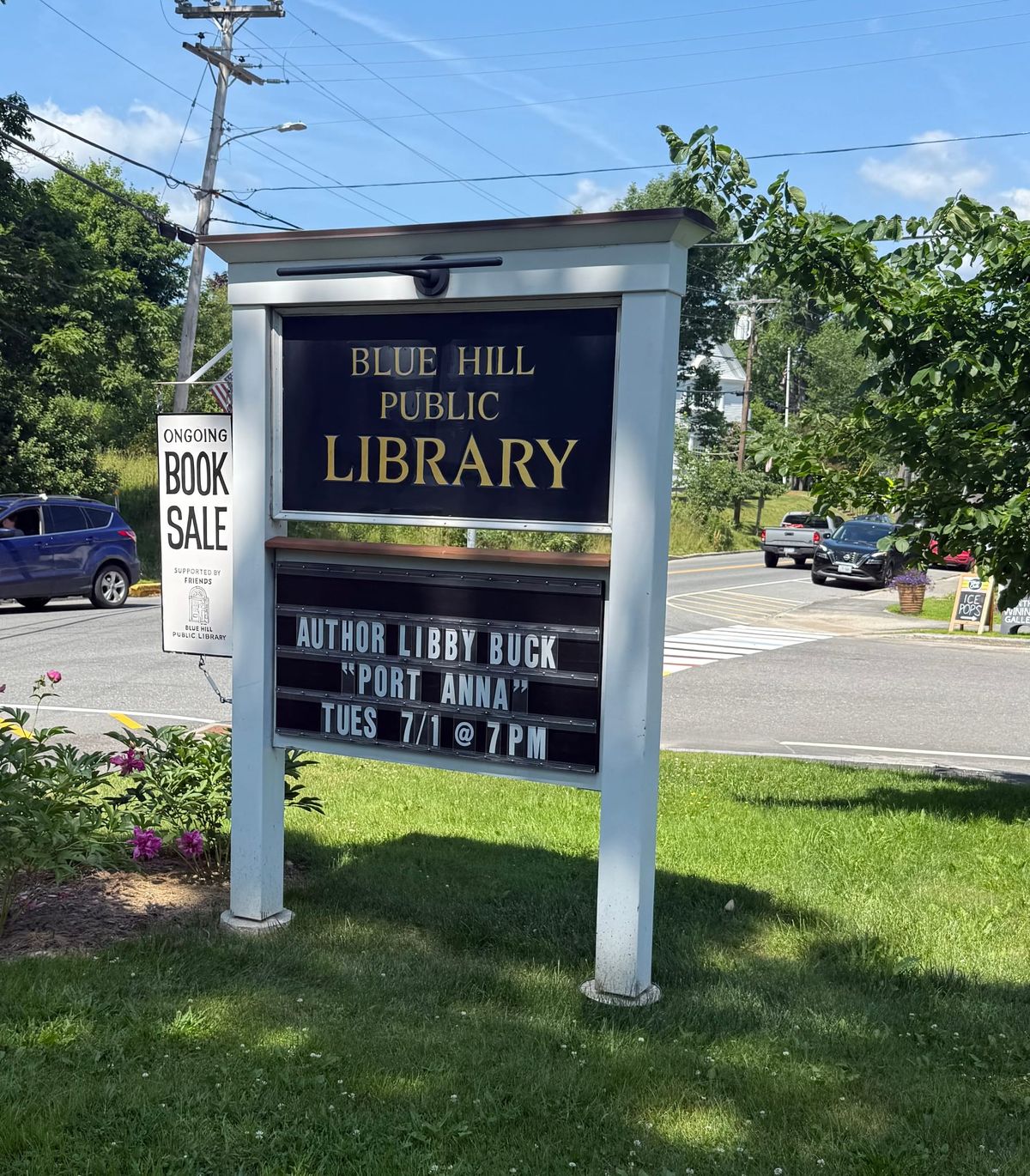 Interview at the Blue Hill Public Library