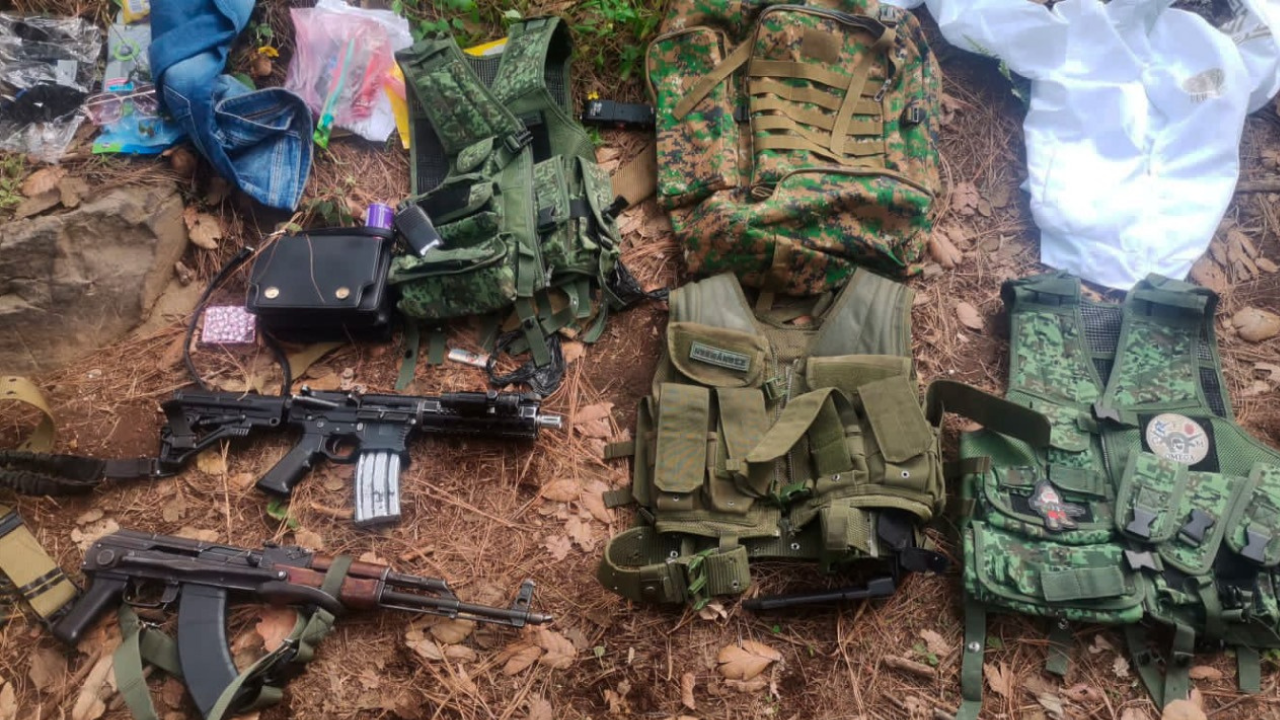 niña 14 años ataca policias 
