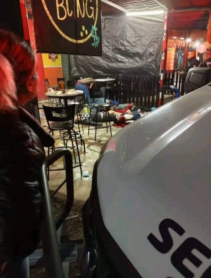 Ataque en bar de Cuautitlán Izcalli deja cinco personas sin vida.