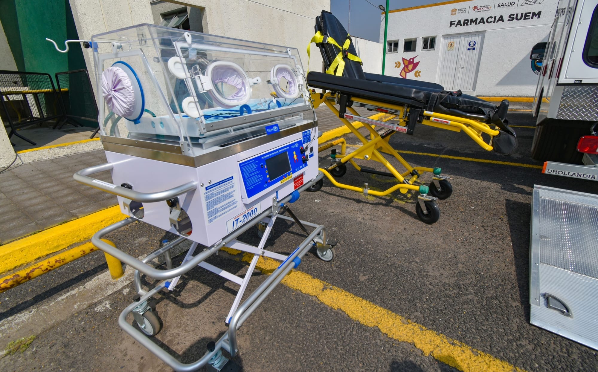 Ambulancias de alta tecnología.