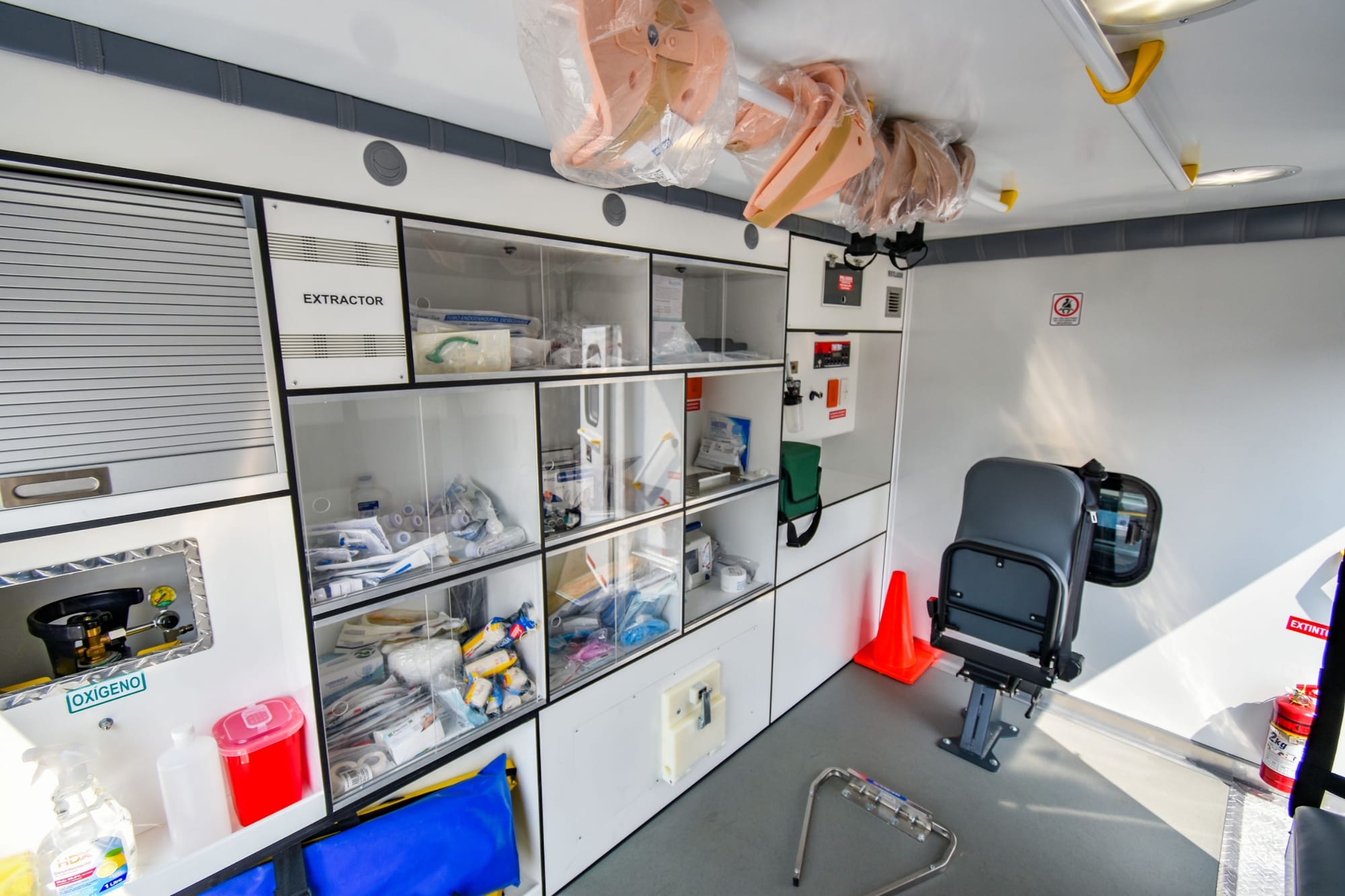 Ambulancias de alta tecnología.