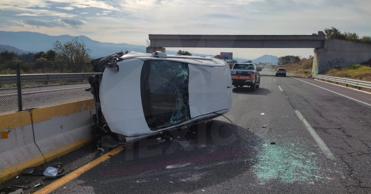 Dos lesionados deja accidente en la Amecameca - Cuautla