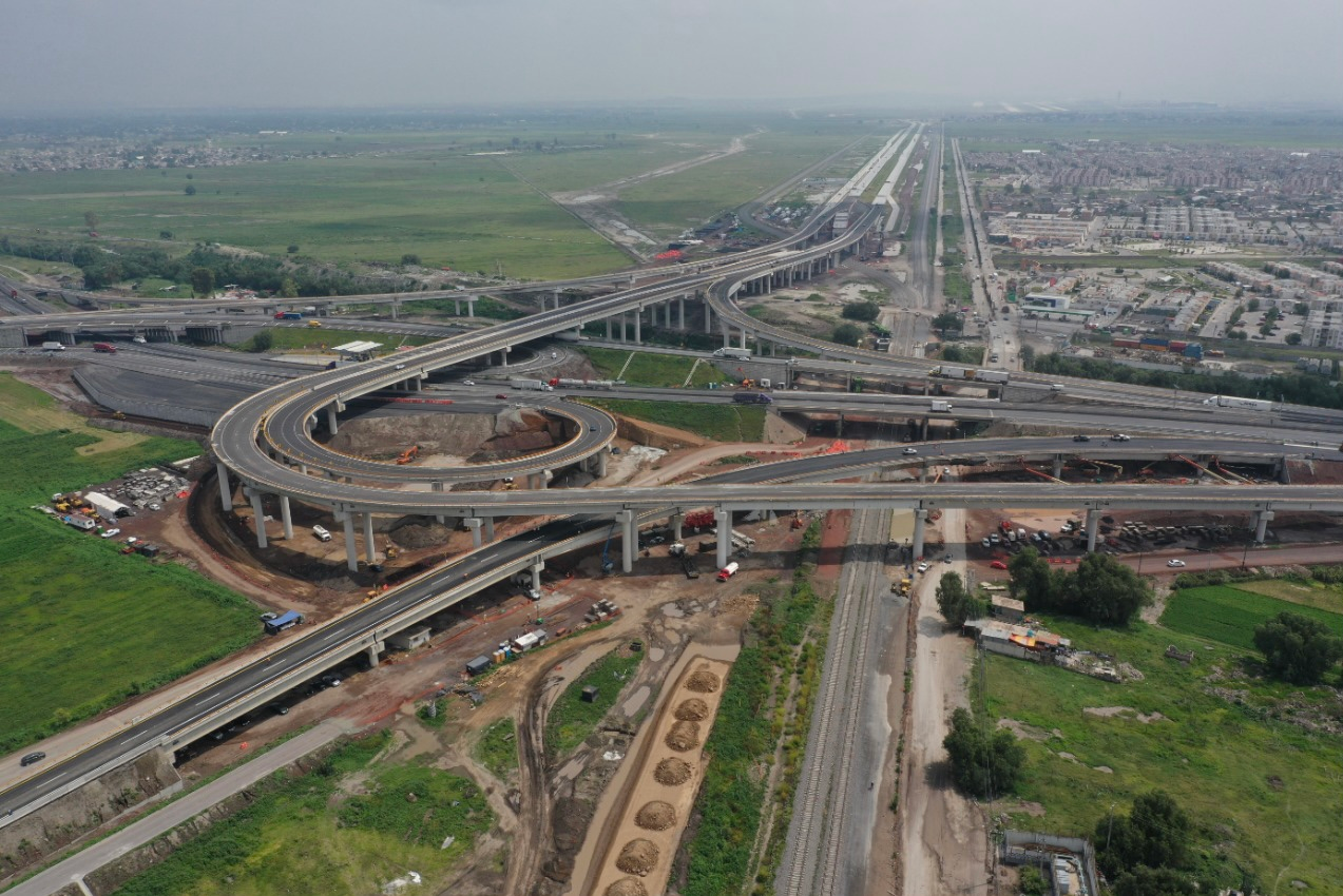Tres grandes corredores viales se conectarán por AIFA