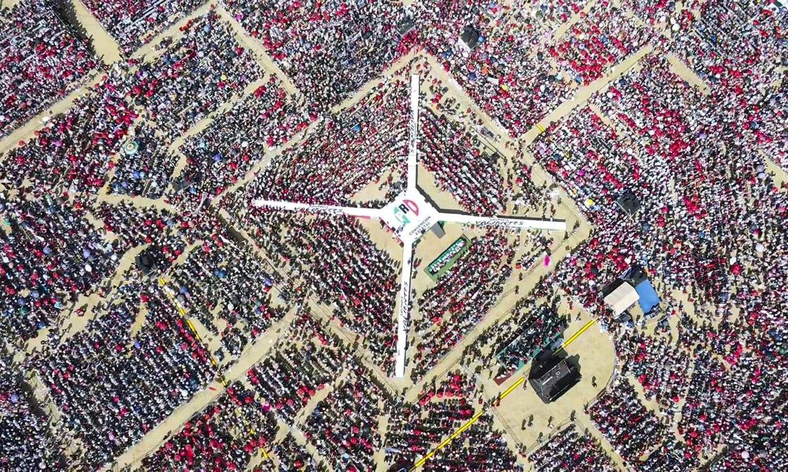 Cierre de campaña multitudinario en el Estado de México por Del Moral