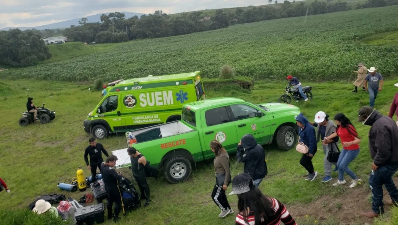 Niño pierde la vida tras caer en presa de Edomex
