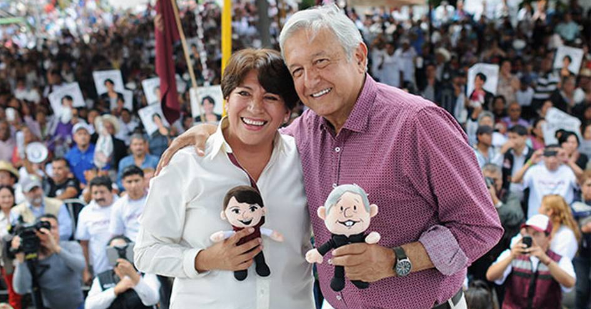 delfina amlo protesta edomex