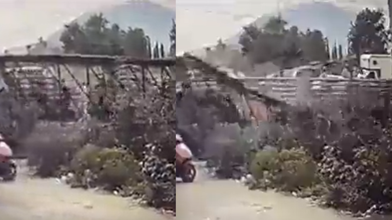 se desploma puente edomex