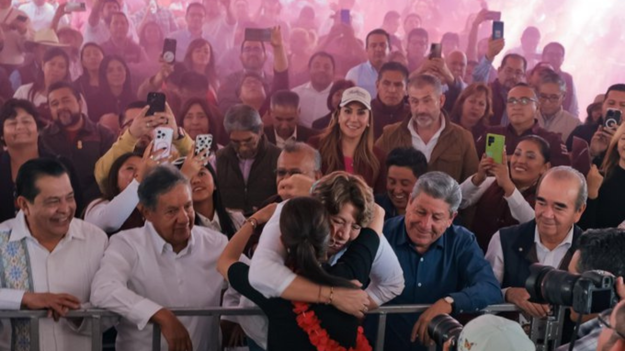 "Hizo lo que parecía imposible": Sheinbaum sobre Delfina Gómez