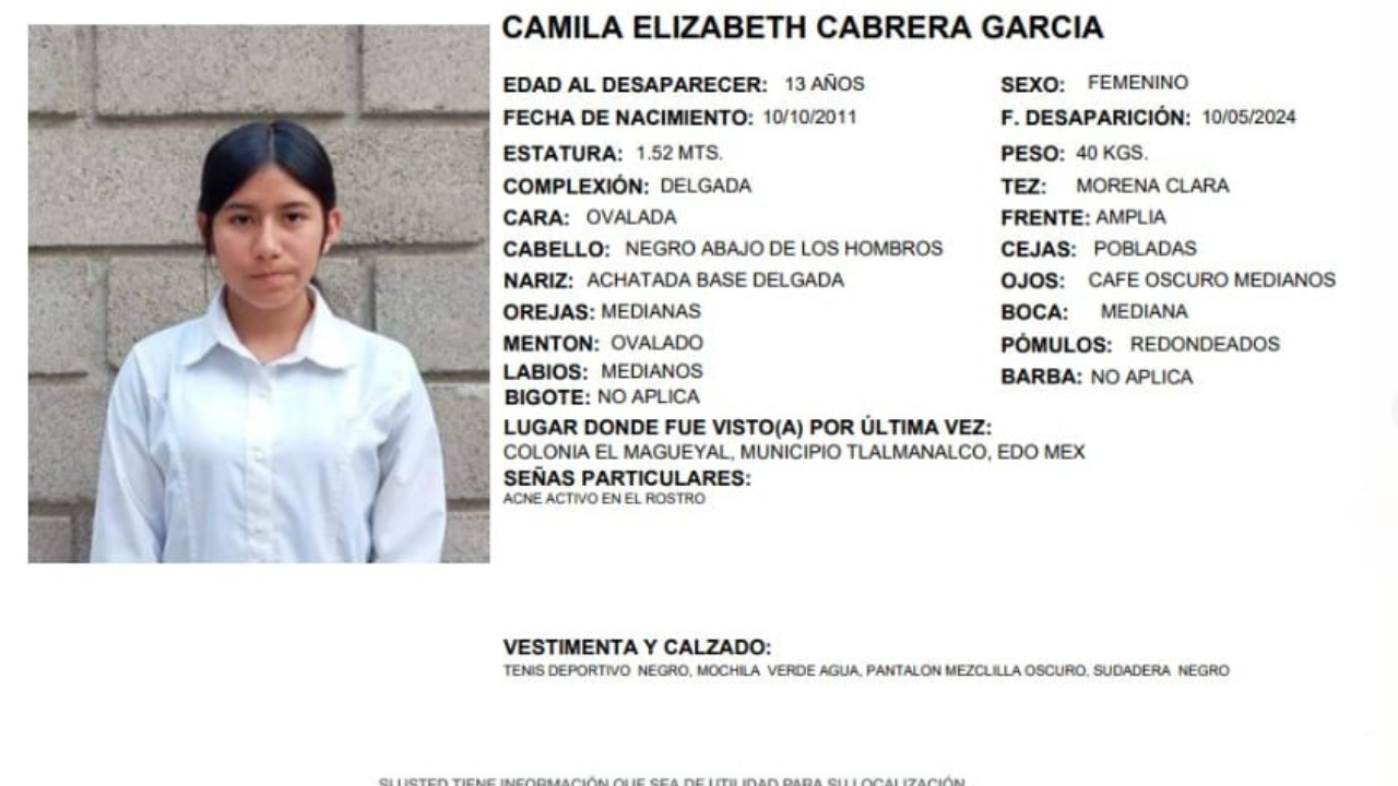 Desaparece joven en Tlalmanalco tras ser contactada por extraños en redes sociales