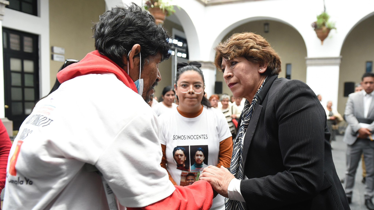 Delfina Gómez hace justicia a presos inocentes