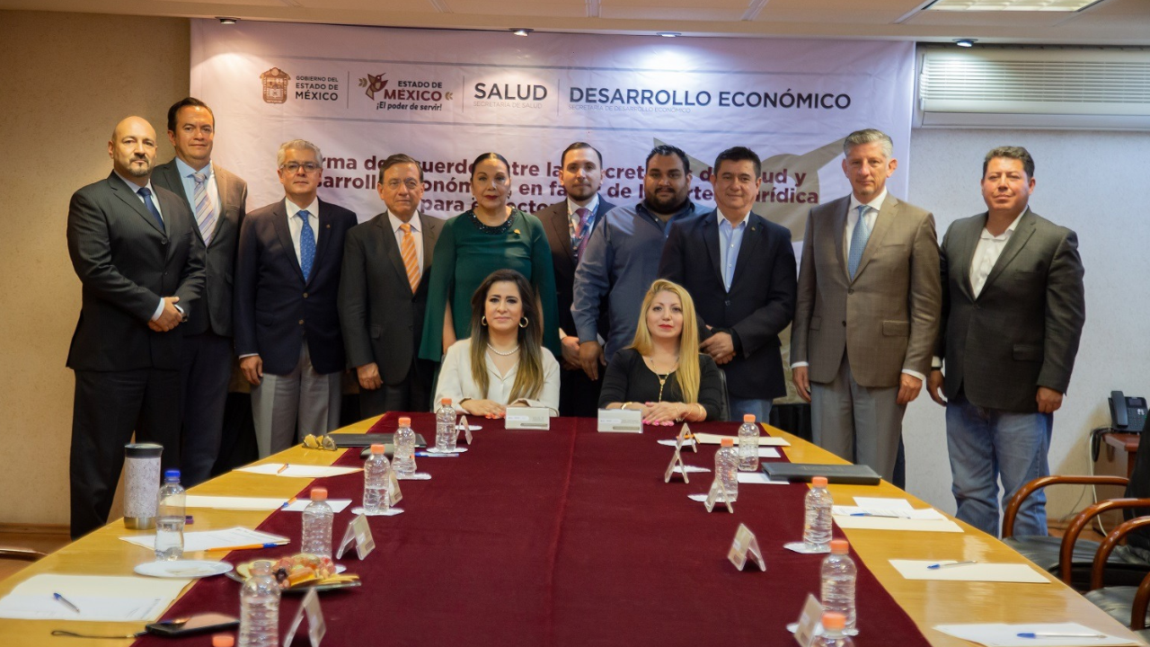 Firman acuerdo para favorecer al sector privado en Edomex