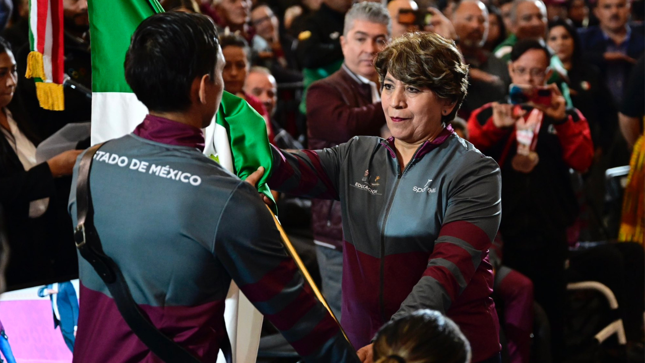 Delfina Gómez abandera delegación mexiquense que participará en los Juegos Olímpicos París 2024