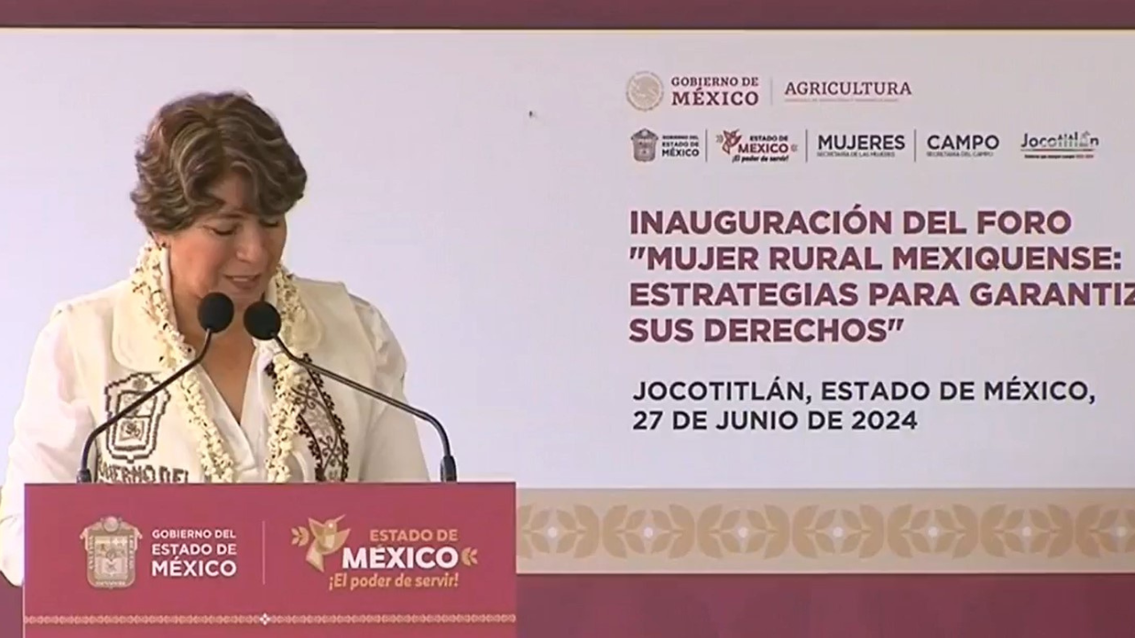 Delfina Gómez inaugura el Foro "Mujer rural mexiquense"