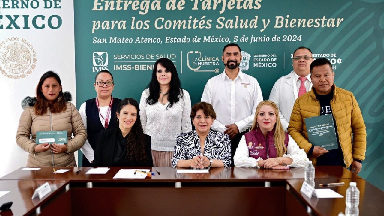 Delfina Gómez concluye entrega de tarjetas del IMSS-Bienestar