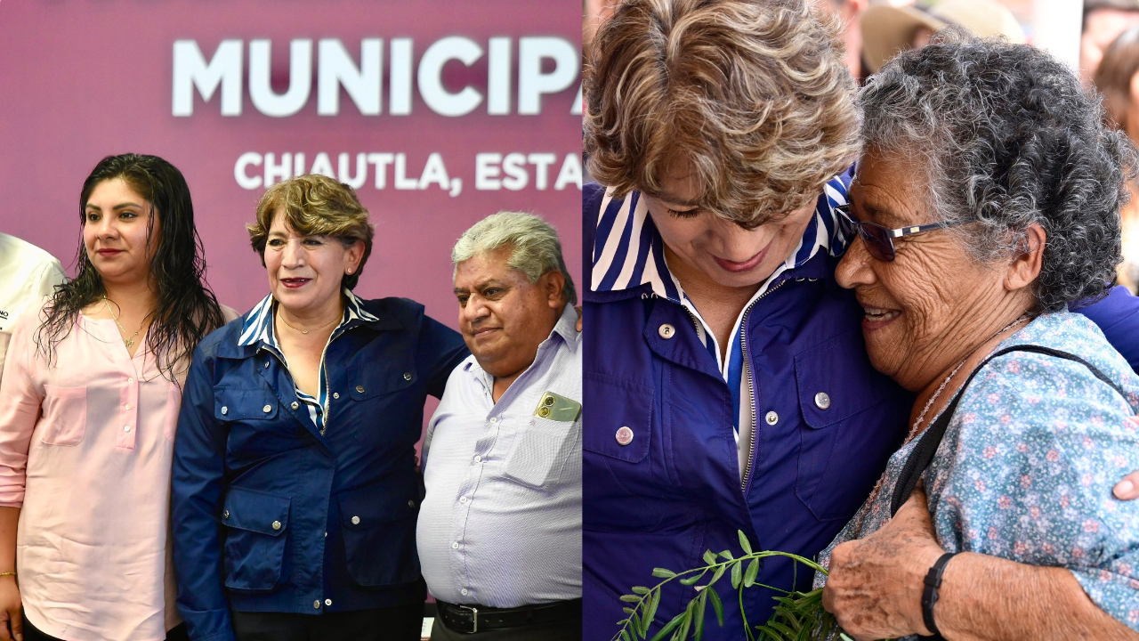 Delfina Gómez arranca obras públicas en Papalotla y Chiautla