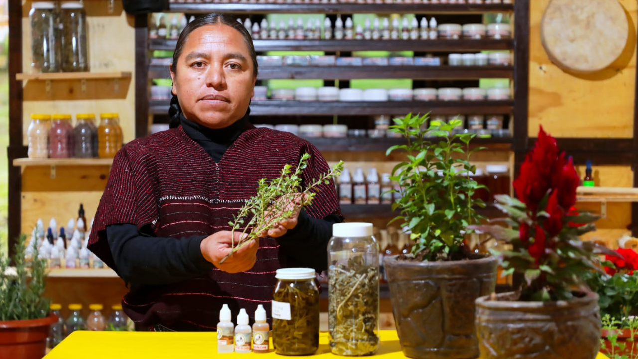 Secretaría del Bienestar promueve la medicina tradicional Otomí