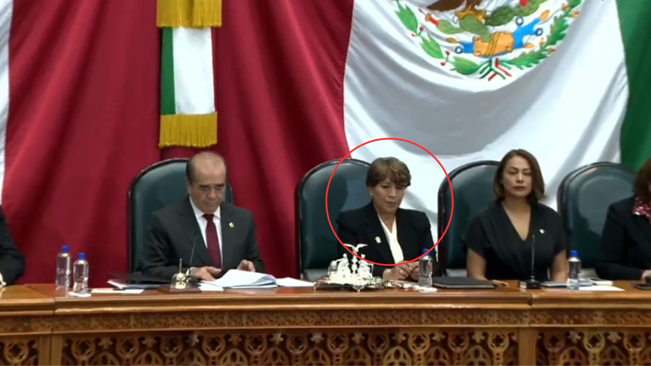 Delfina Gómez asiste a la apertura del Primer Periodo Ordinario de la LVII Legislatura