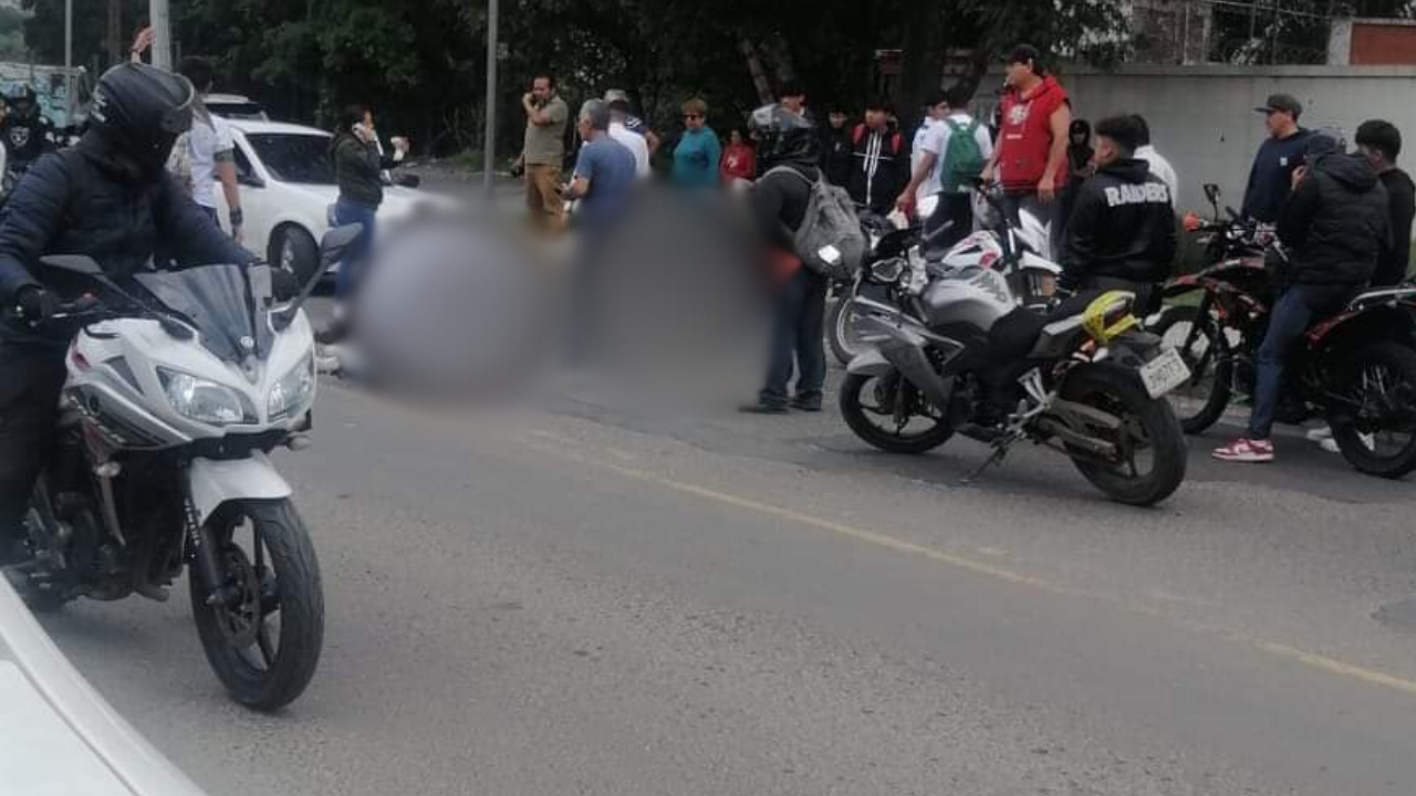 Fallece estudiante de secundaria tras ser atropellada por un motociclista