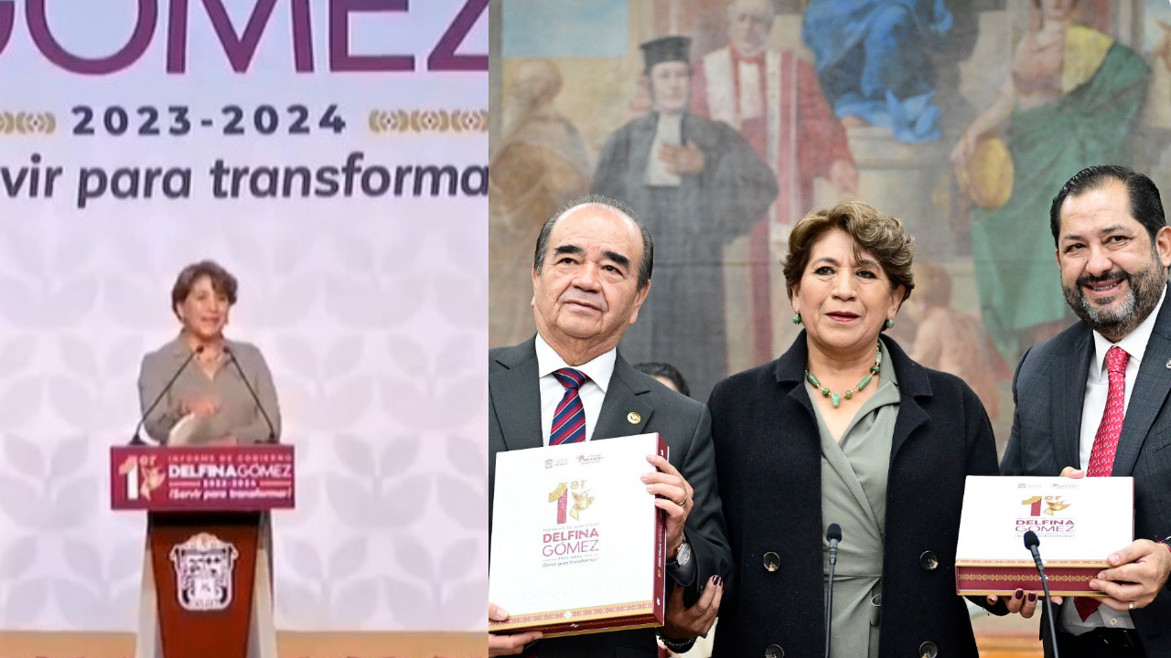 Delfina Gómez rinde cuentas al pueblo mexiquense con su Primer Informe de Gobierno