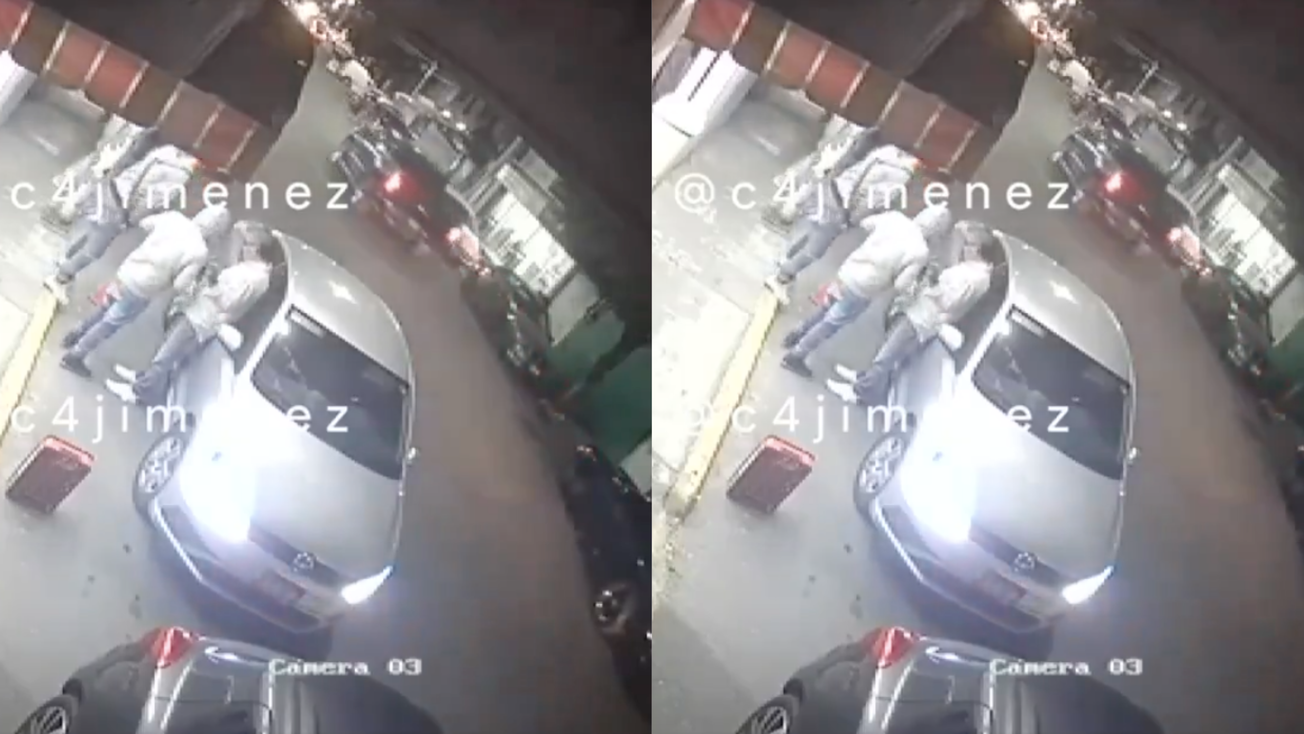 ¿El justiciero? Frustra asalto, salva a pareja y detiene a delincuente en Edomex