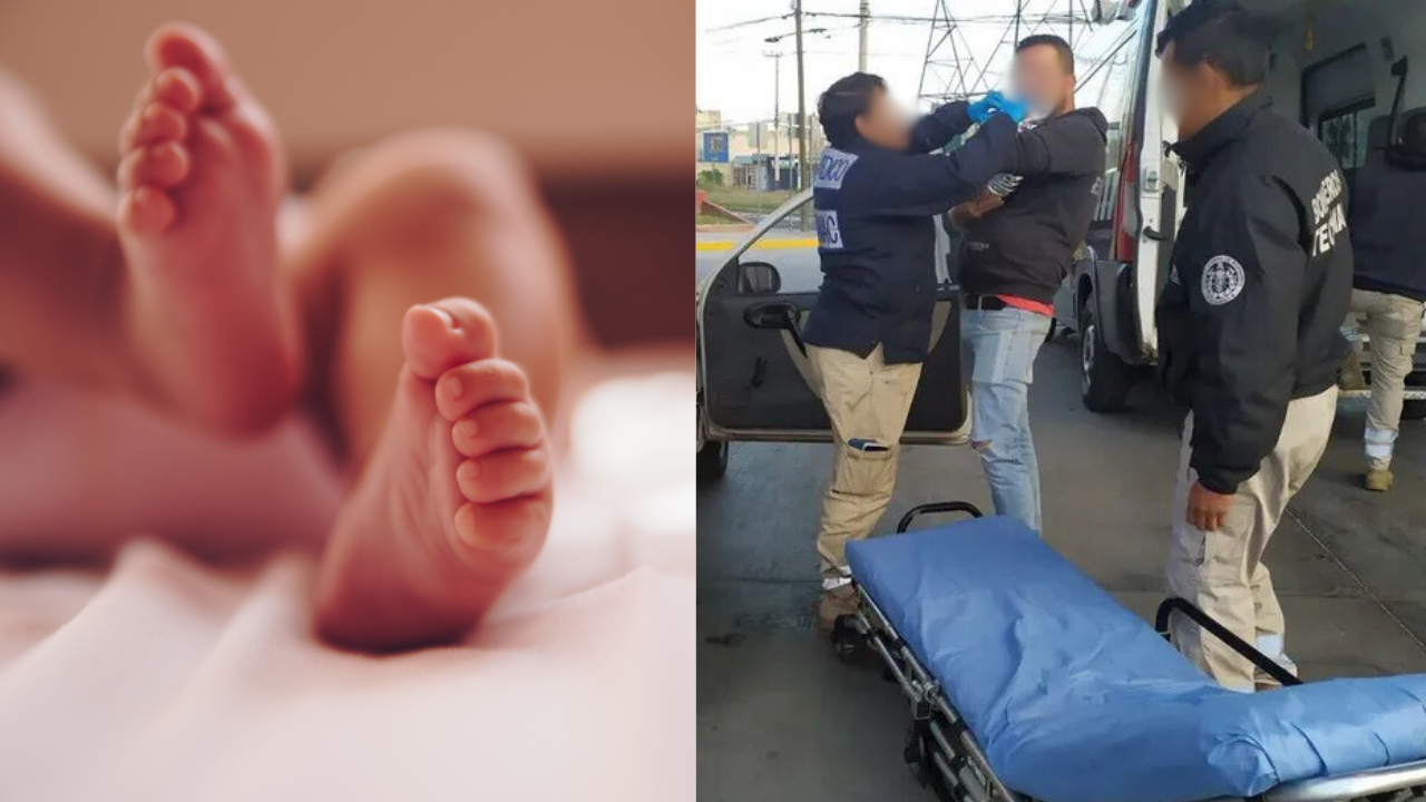 ¡La cigüeña no espera! Mujer da a luz en el coche de su pareja