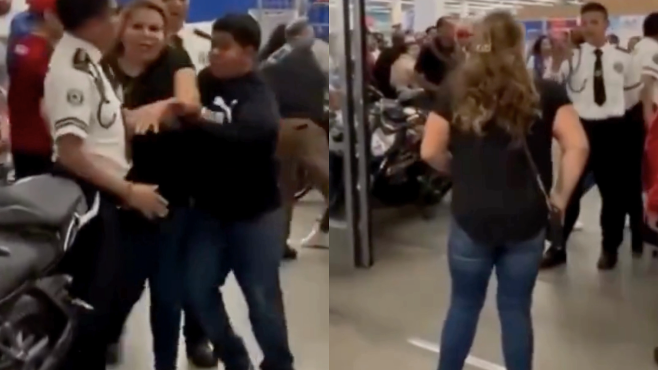 ¡Qué bonita familia! Madre e hijos intentan robar tienda departamental en Metepec