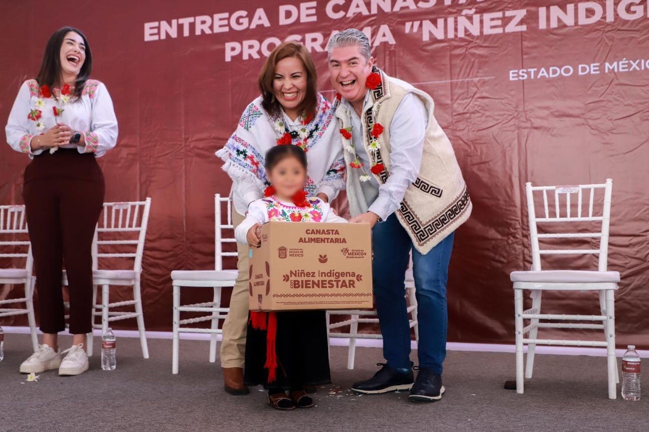 Garantiza GEM nutrición de niñez indígena con entrega de más de 40 mil canastas alimentarias