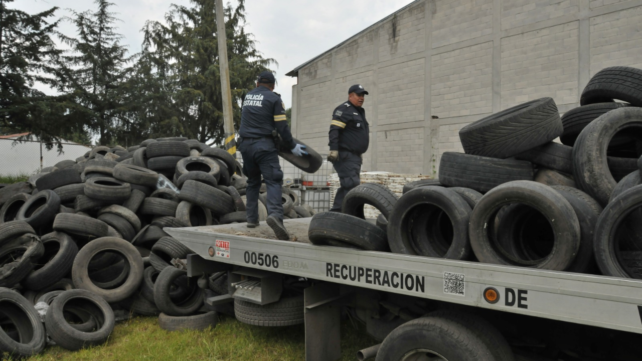 llantas en desuso EdoMex 
