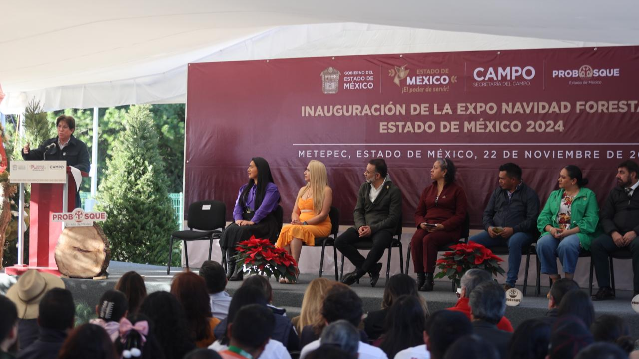 Inauguran Expo Navidad Forestal EdoMex 