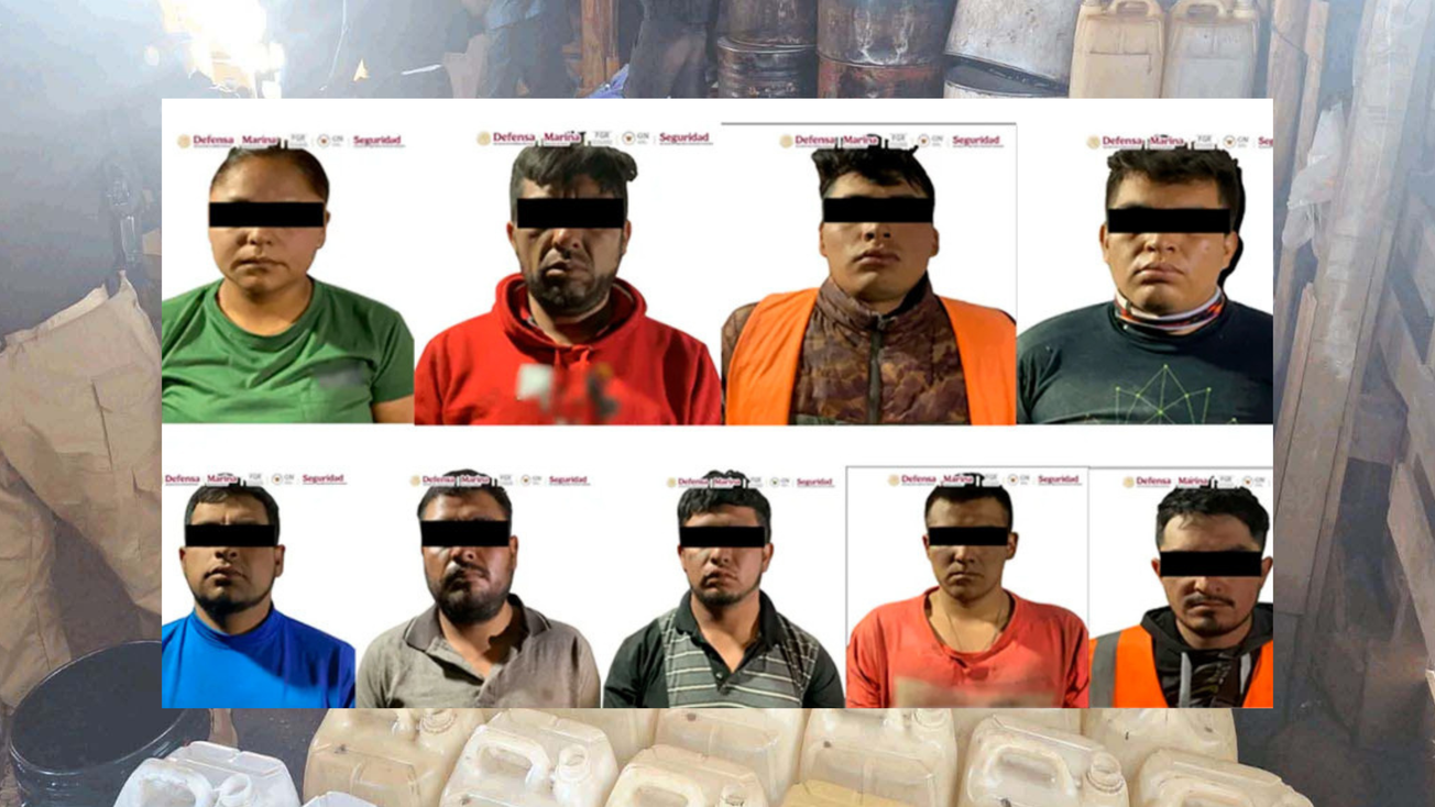 Caen 9 por huachicoleo en Edomex