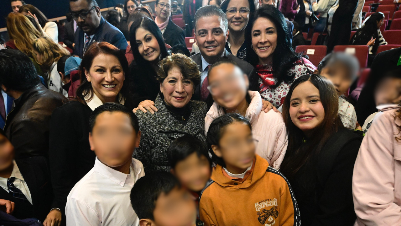 Delfina Gómez garantiza los derechos de los niños.