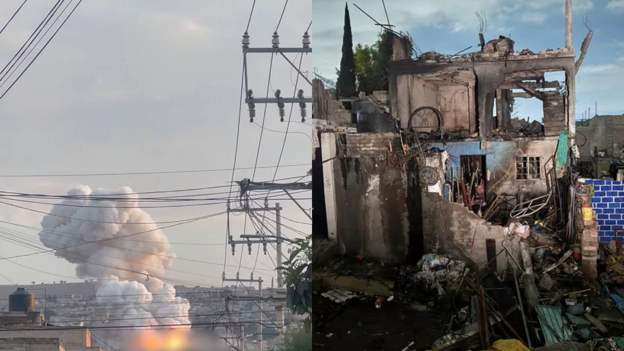 Explosión en Chimalhuacán.