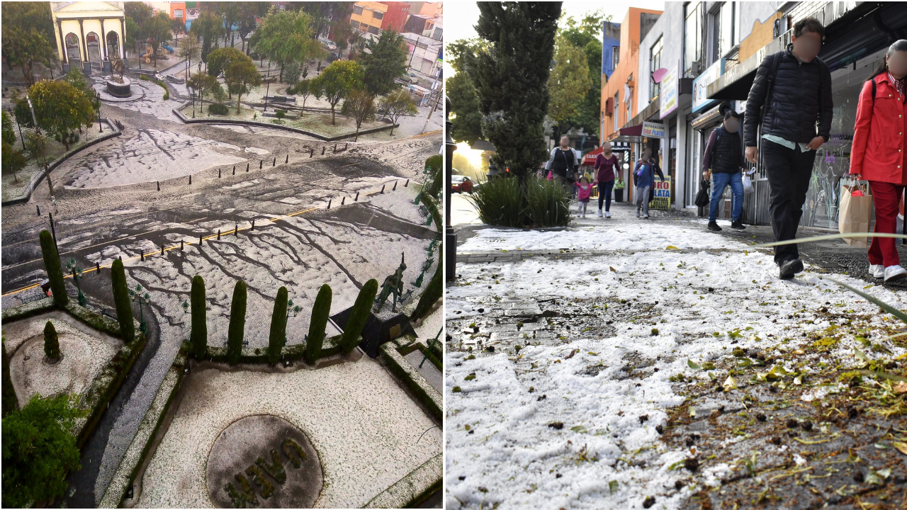 Granizada en Toluca.