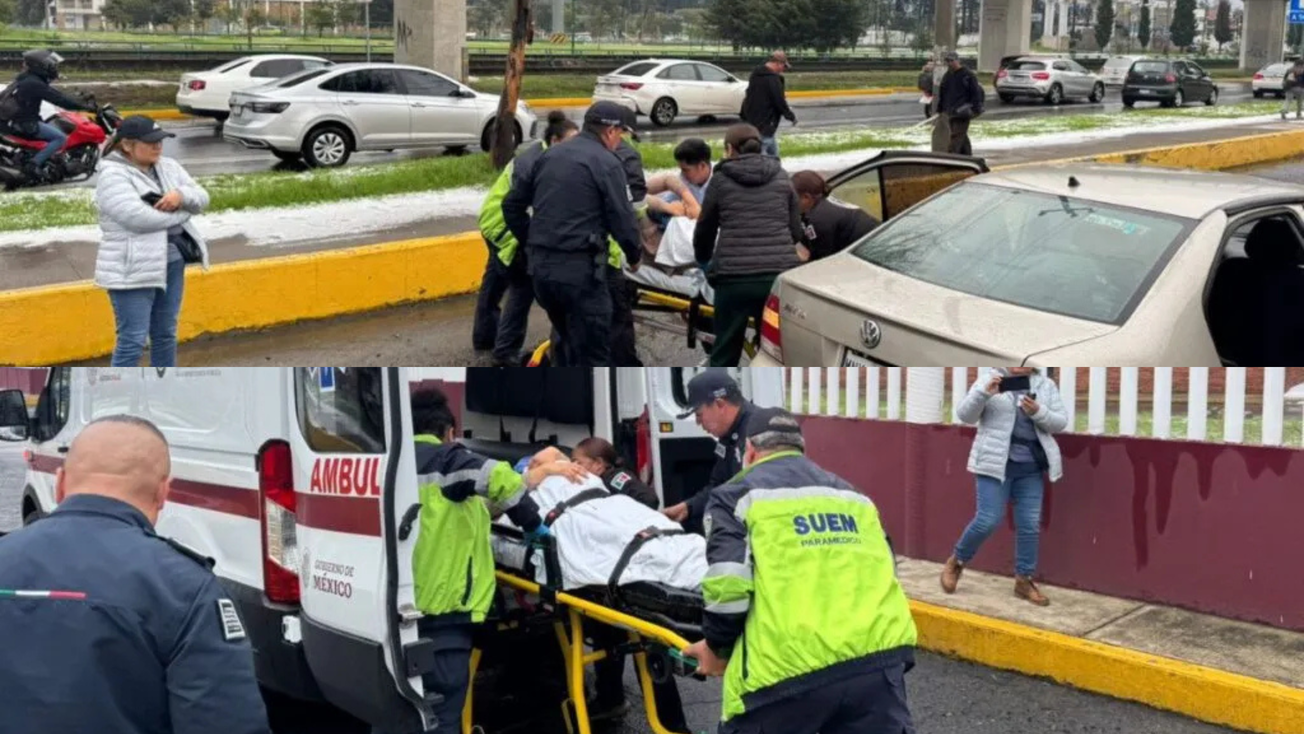Policías en Toluca atienden parto en pleno operativo por lluvias