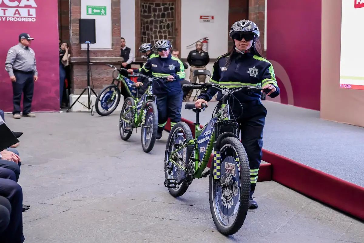 Implementan patrullaje ciclista en Toluca
