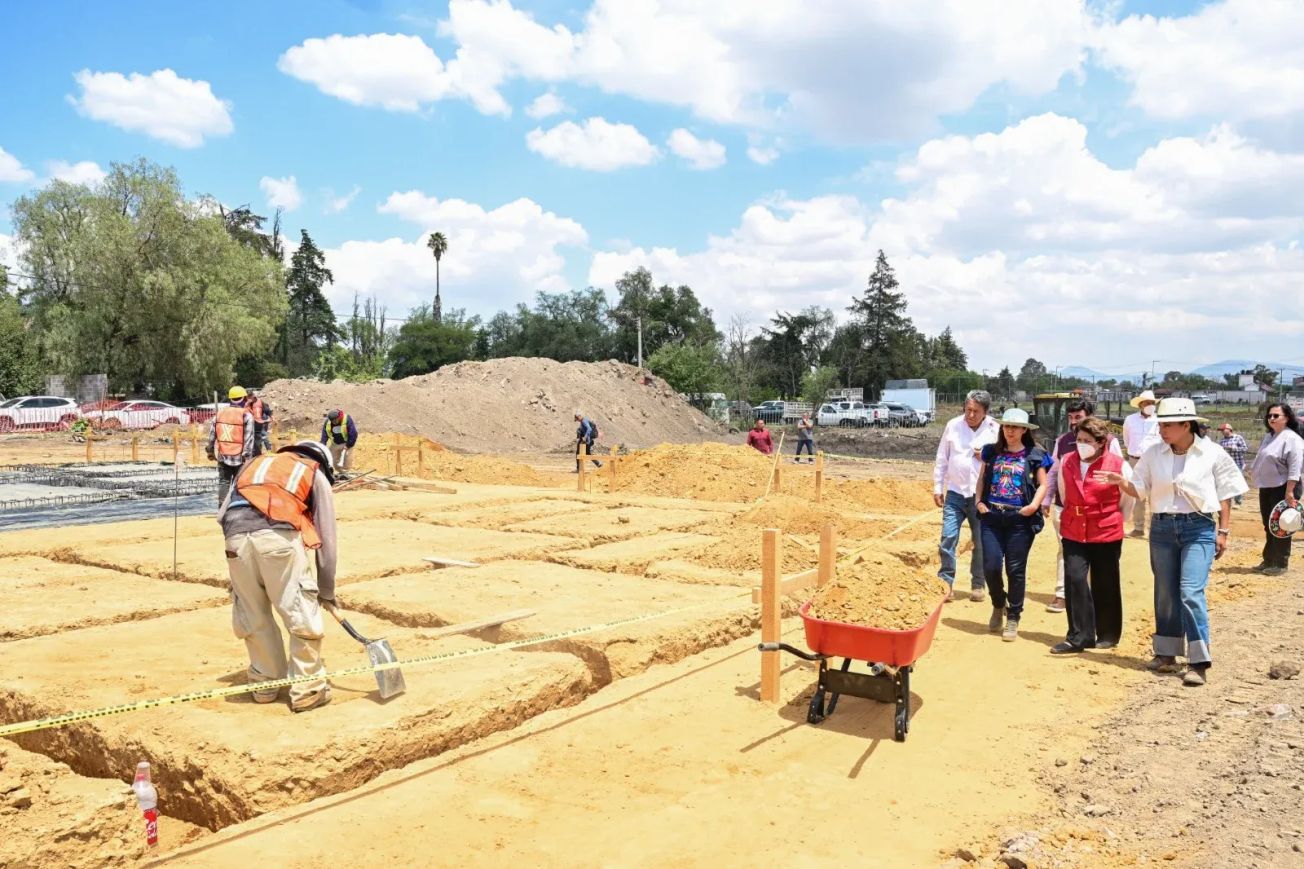 Arrancan obras de Viviendas del Bienestar en Teotihuacán