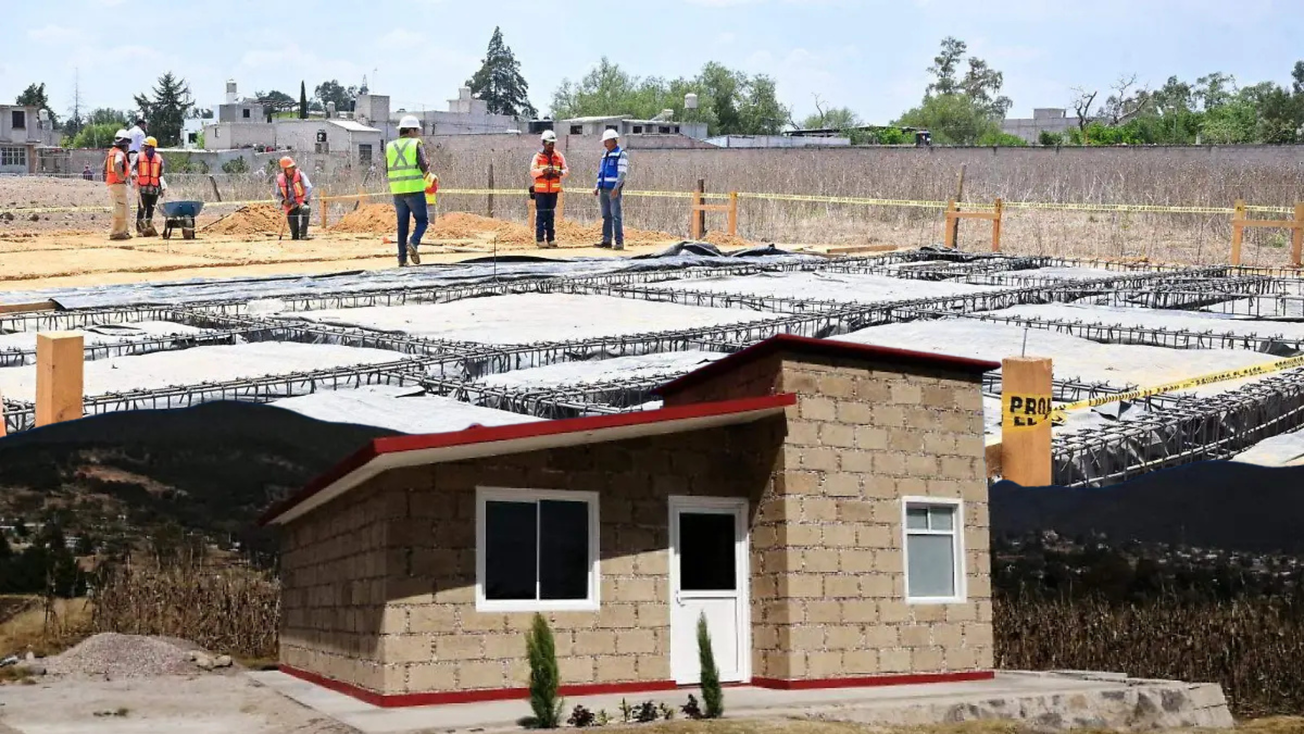Así serán las nuevas casas que se construyen en Teotihuacán