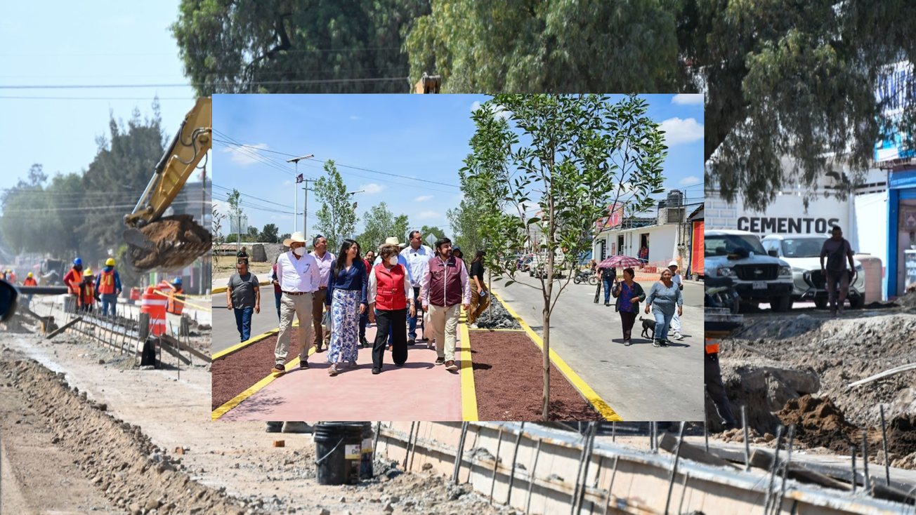 Boulevard Teotihuacán–Maquixco presenta 85% de avance