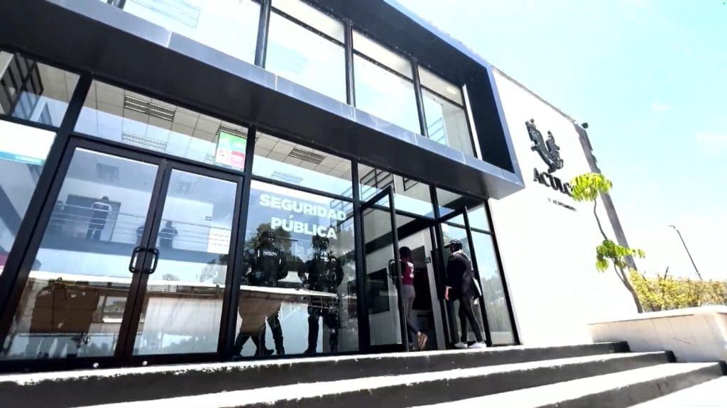 Entrega GEM instalaciones para la Policía Estatal en Aculco