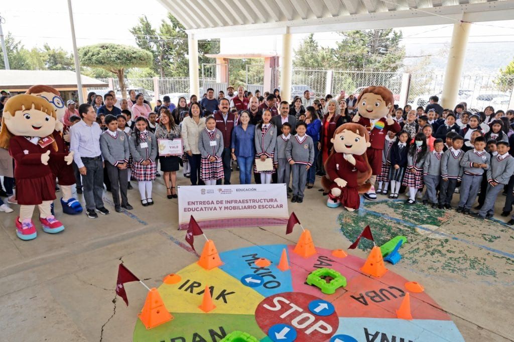 Invierte GEM más de 23 mdp en escuelas de Polotitlán y Acambay