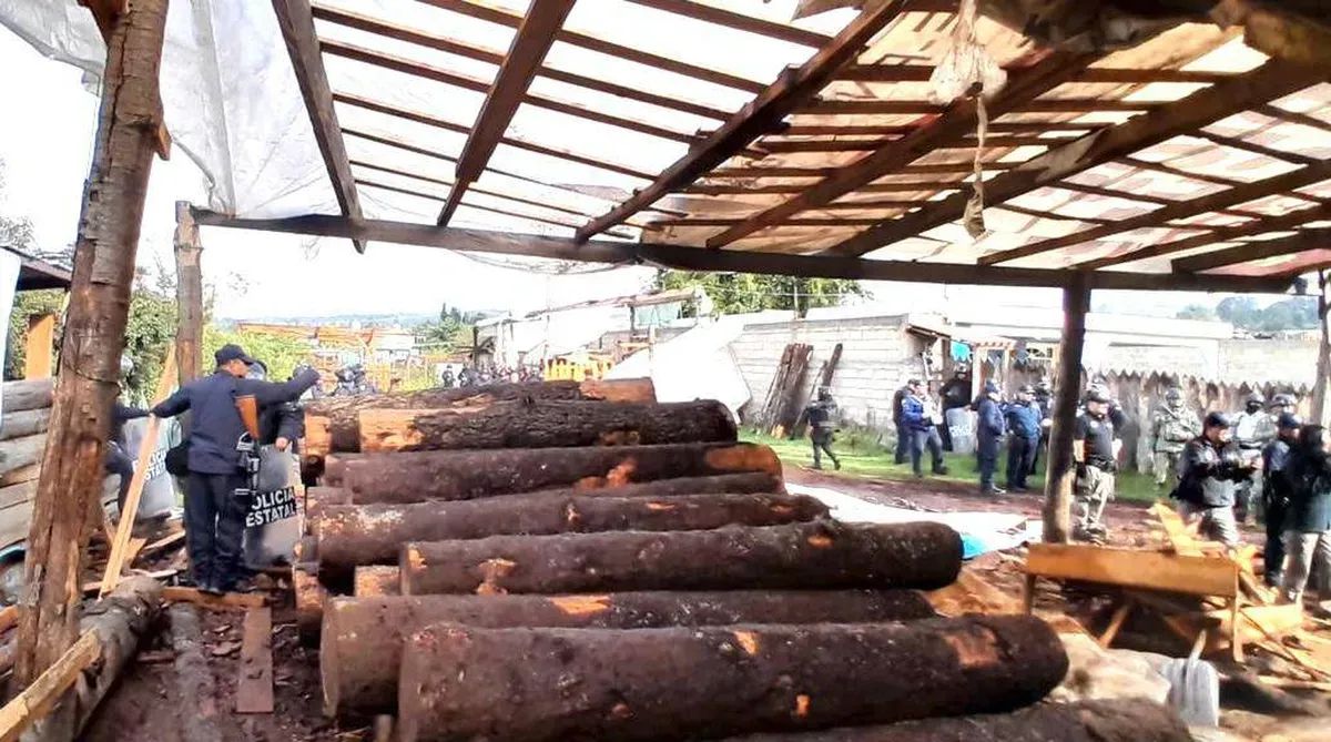 Así terminó el enfrentamiento entre presuntos talamontes y pobladores en Edomex