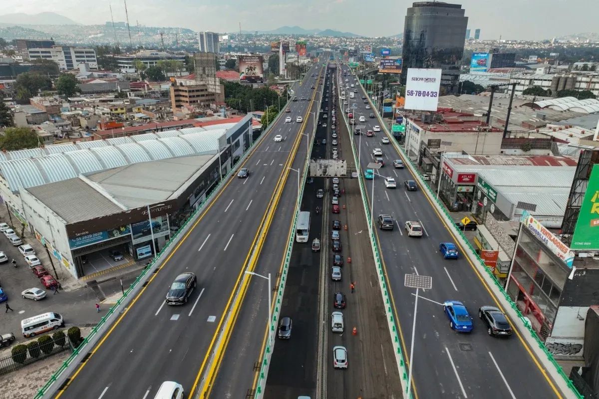 Concluye Edomex repavimentación de Periférico Norte
