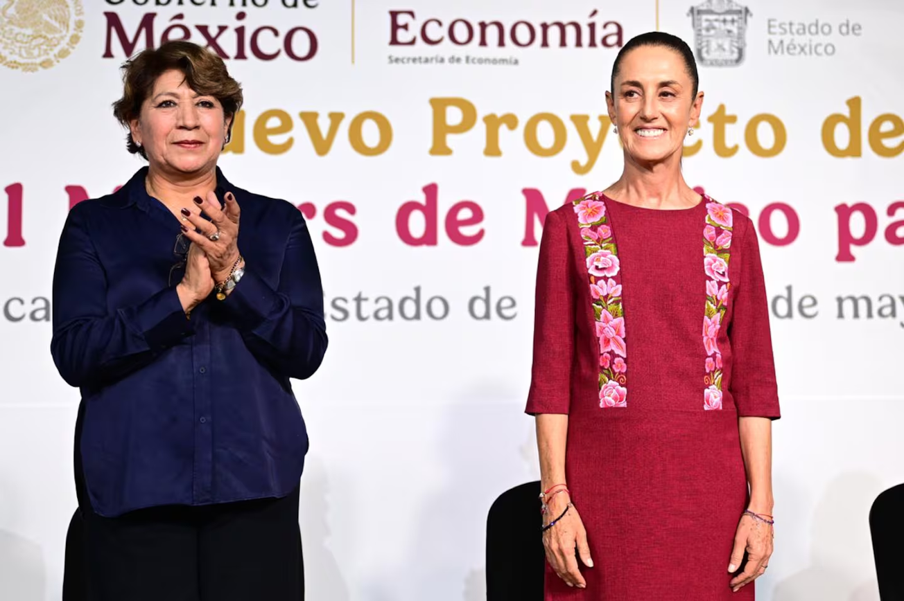 Destaca Delfina Gómez obras, seguridad y salud en la entidad durante visita de Sheinbaum a Toluca