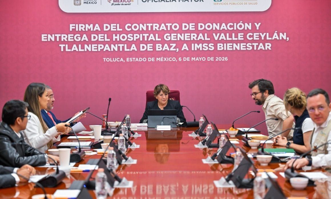 Dona Delfina Gómez Hospital Valle Ceylán al sistema IMSS Bienestar